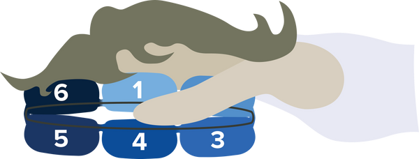 Stomach sleeper with chamber configuration